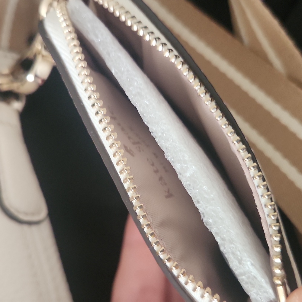 Kate Spade Ivory White Mini Bucket Bag With Coin Purse - Picture 13 of 14